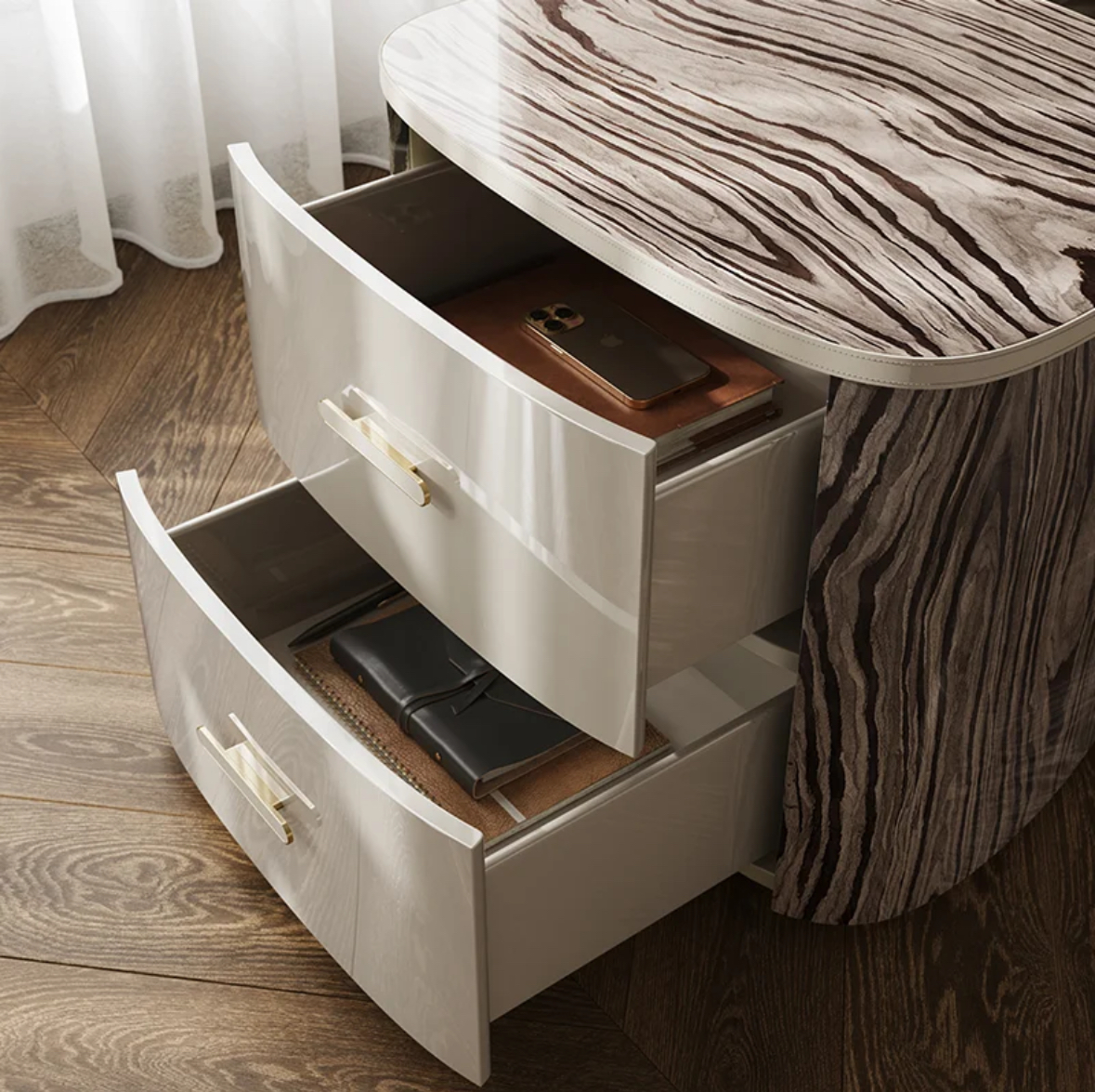 HT10-110 Bedside Table